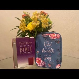 KJV Bible with Inspirational Verse Cover Case